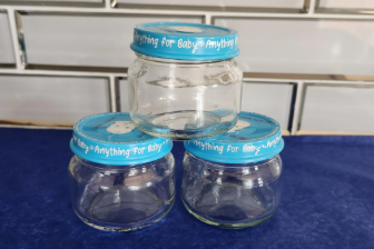 Glass Baby Food Jars 2.5–3.5 oz | Homemade Baby Food Storage